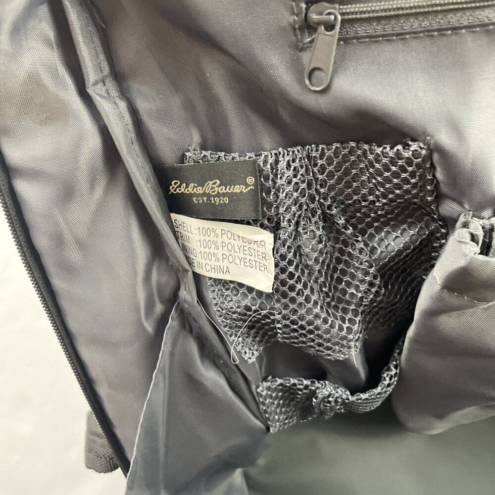 Eddie Bauer First Adventure Cascade Diaper Bag Backpack Gray Insulated Pockets - Picture 13 of 13